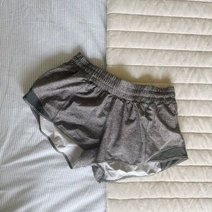 Lululemon Grey Hotty Hot Shorts